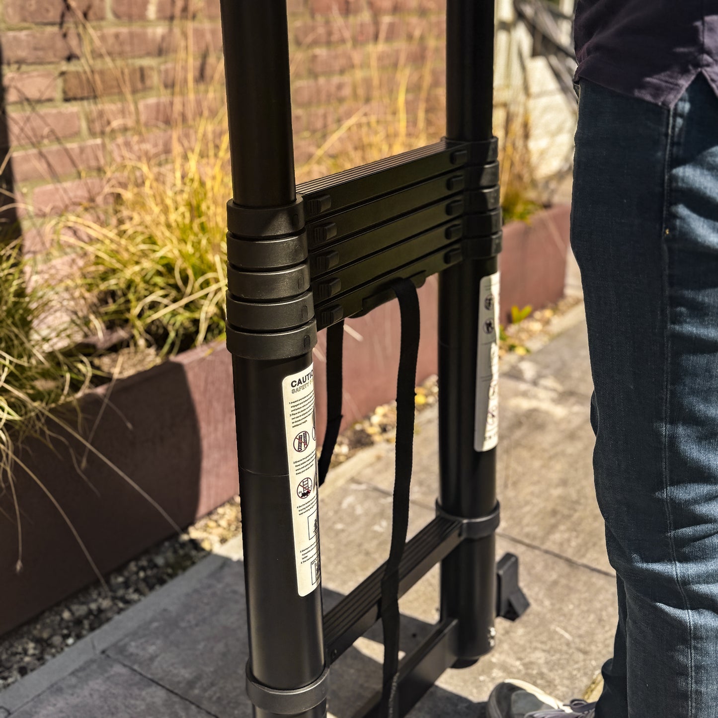 Dubbele telescoopladder | 3.8 meter