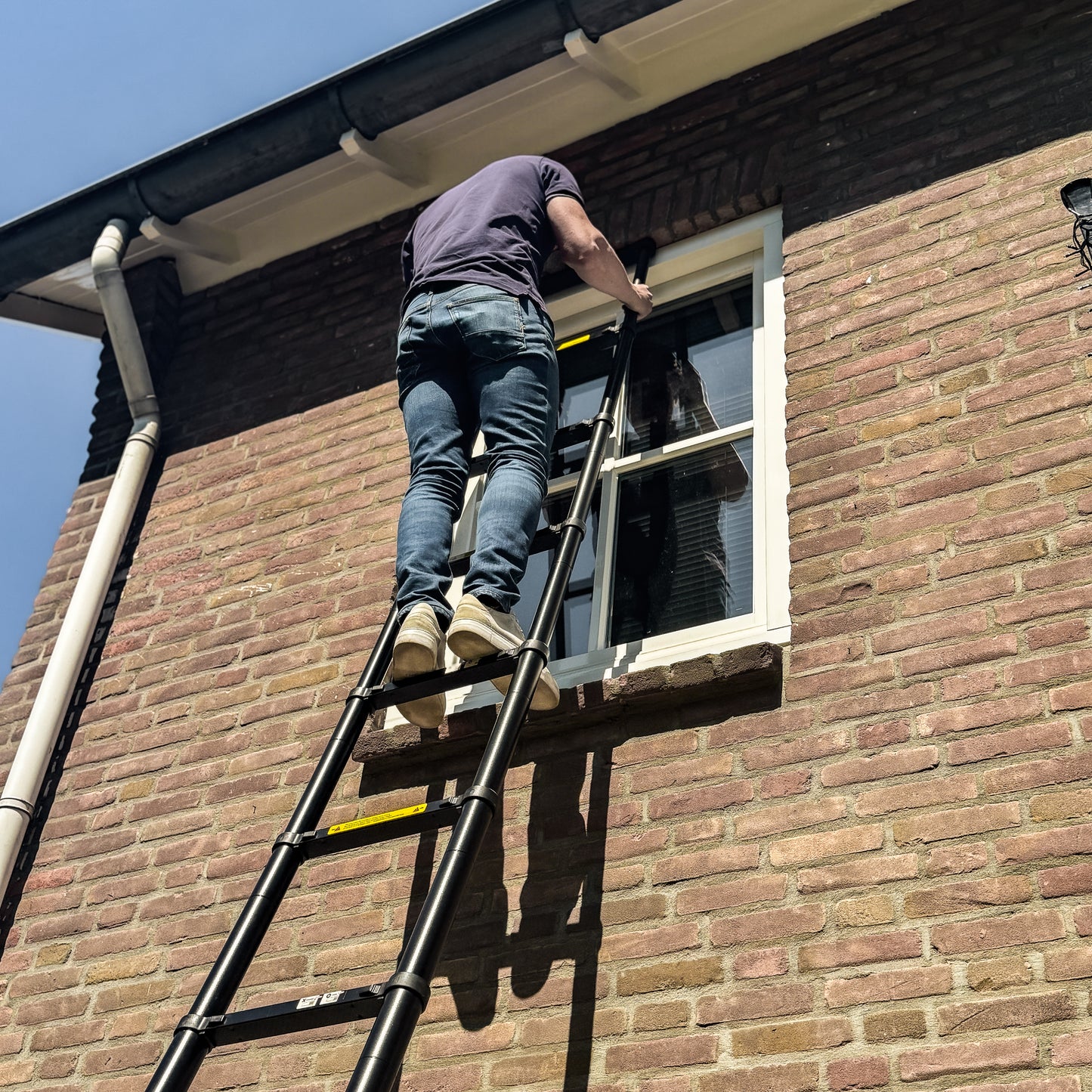 Dubbele telescoopladder | 3.8 meter