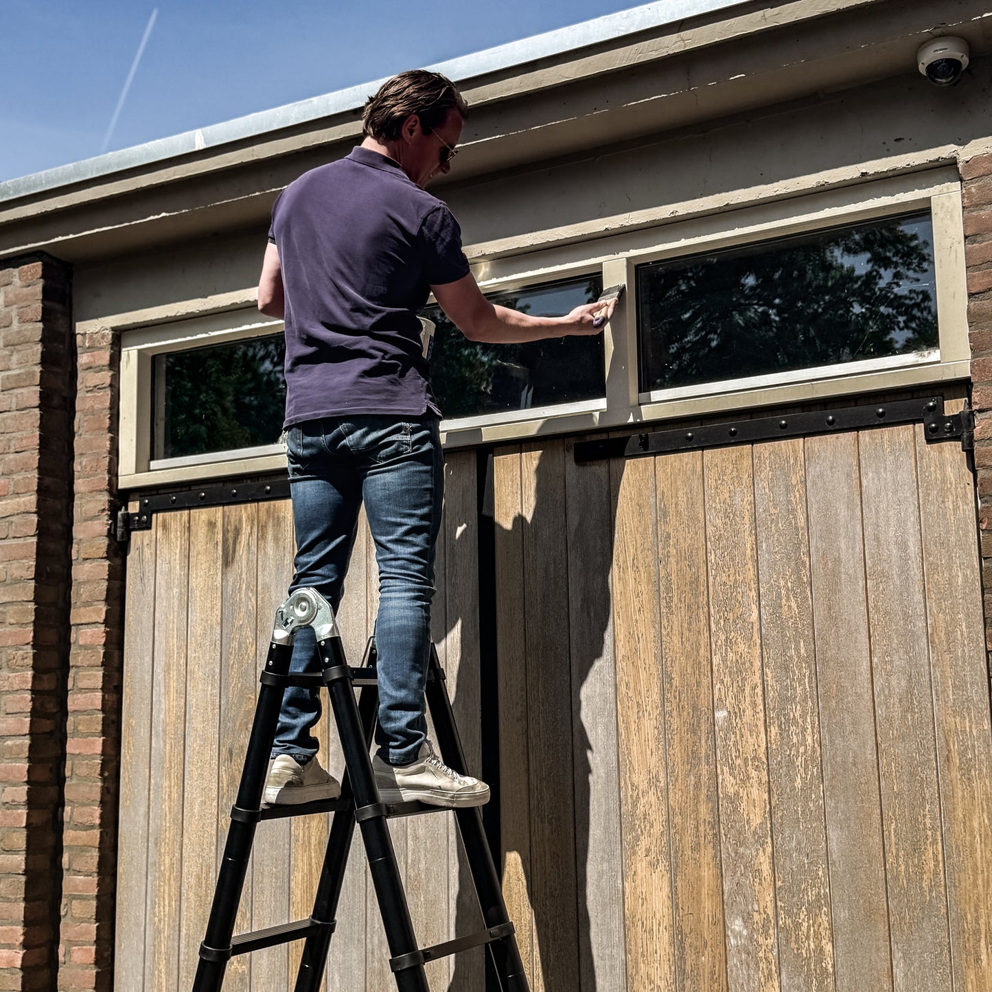 Dubbele telescoopladder | 3.8 meter