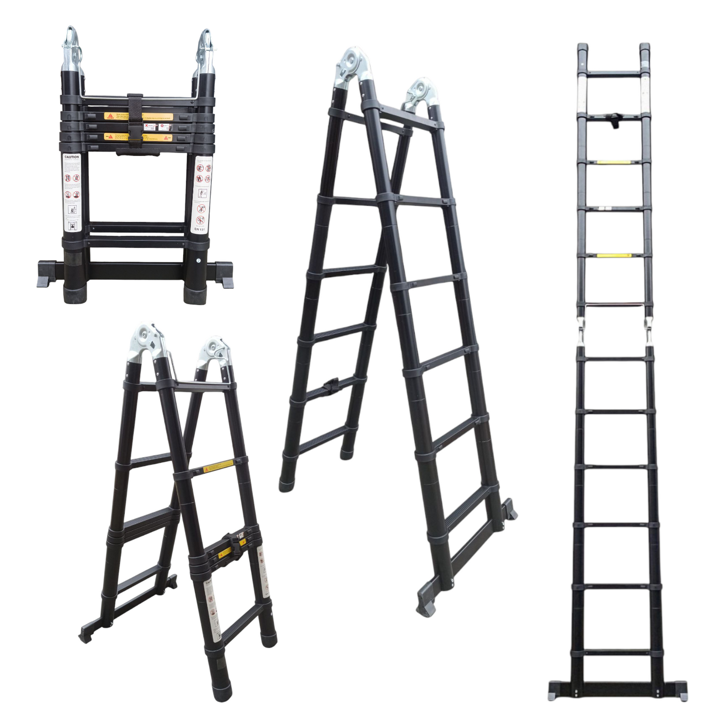 Dubbele telescoopladder | 3.8 meter